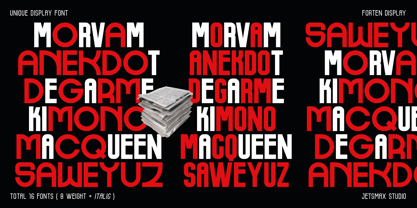 Forten Display Font Poster 9