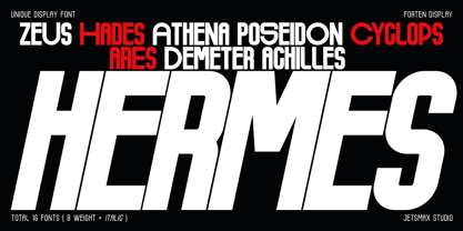 Forten Display Font Poster 3