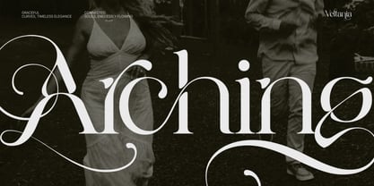 Veltania Display Pro Font Poster 2