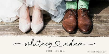 Holla Mine Font Poster 2