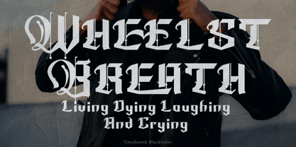 Timebomb Blackletter Font Poster 6