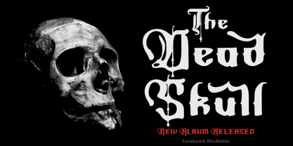 Timebomb Blackletter Font Poster 4