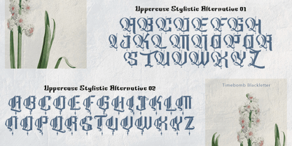 Timebomb Blackletter Font Poster 10