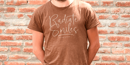 Hanters Maroon Font Poster 2