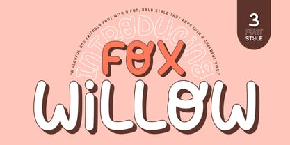 Fox Willow Font Poster 1