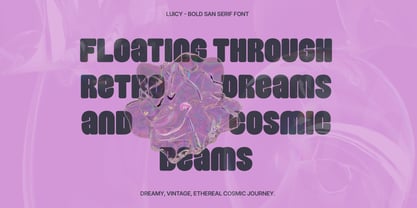 Luicy Font Poster 2