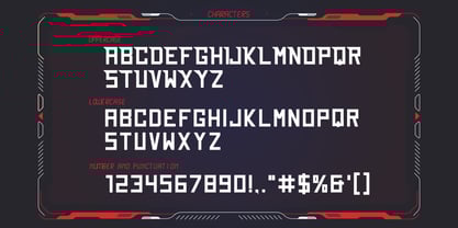 Nitro Eagle Font Poster 7