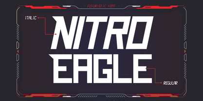 Nitro Eagle Font Poster 1