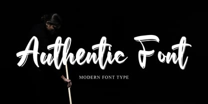 Authentic Satruh Font Poster 2