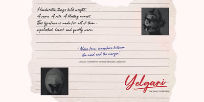Yelgani Font Poster 2
