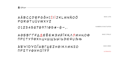 QR Emes Font Poster 2