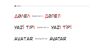 QR Emes Font Poster 5