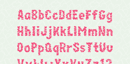 Paper Hearts Font Poster 5