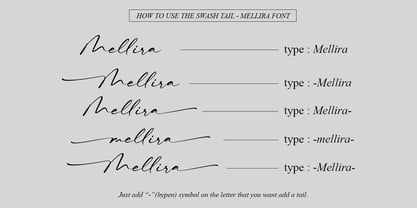 Mellira Font Poster 13