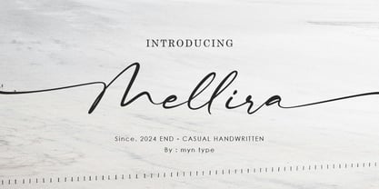 Mellira Font Poster 1