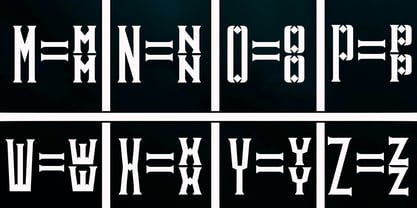 Budonger Font Poster 2