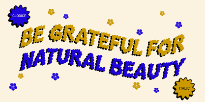 Clodice Font Poster 2