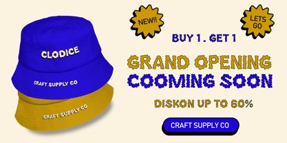 Clodice Font Poster 5