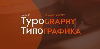 Nonia X Font Poster 7