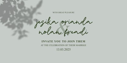 Alusiand Signature Font Poster 7