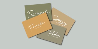 Alusiand Signature Font Poster 8