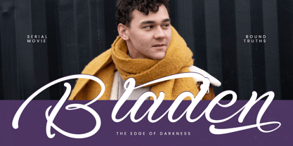 Sound Vinyls Font Poster 3