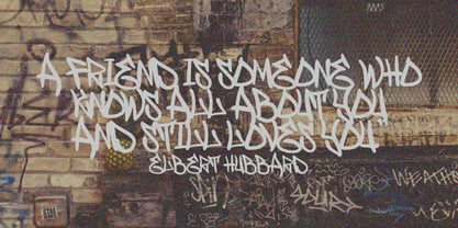 Wofline Graffiti Font Poster 9