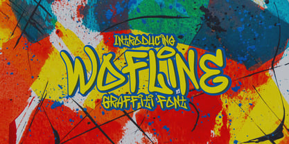 Wofline Graffiti Font Poster 1