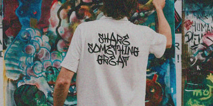Wofline Graffiti Font Poster 7