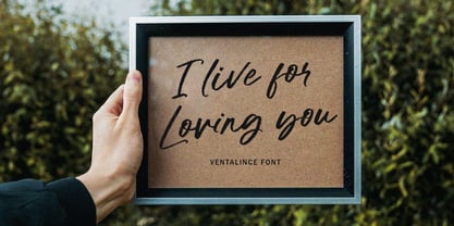 Ventalince Font Poster 10