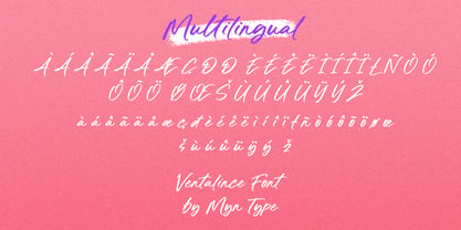 Ventalince Font Poster 15