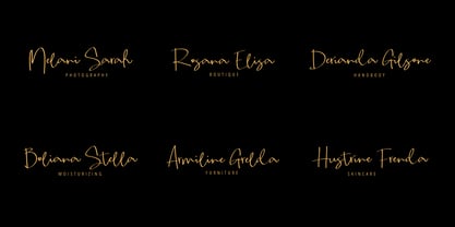 Mahire Signature Font Poster 3