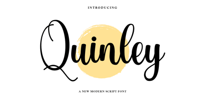 Quinley Font Poster 1