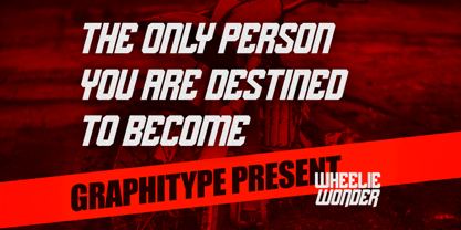 Wheelie Wonder Font Poster 7