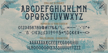 Pirate Rum Font Poster 3