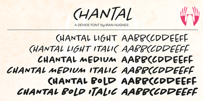 Chantal Font Poster 8