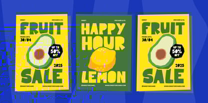 Cutlet Font Poster 3