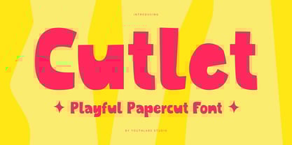 Cutlet Font Poster 1