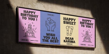 Riking Font Poster 5