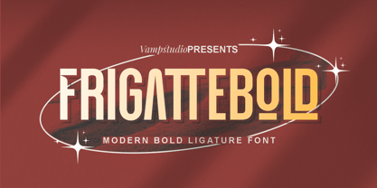 Frigattebold Font Poster 1
