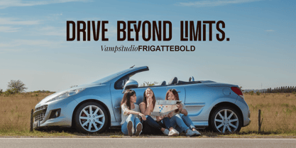 Frigattebold Font Poster 6