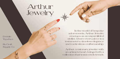 Denvile Font Poster 3