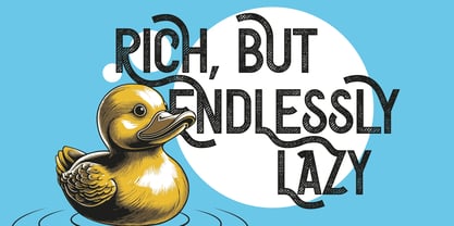 Rich And Lazy Font Poster 6