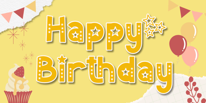 Summer Starshine Font Poster 5