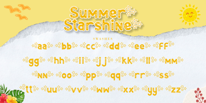 Summer Starshine Font Poster 8