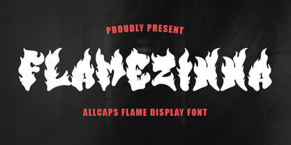 MC Flamezinna Font Poster 1