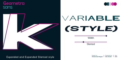 Geometra Sans Font Poster 10