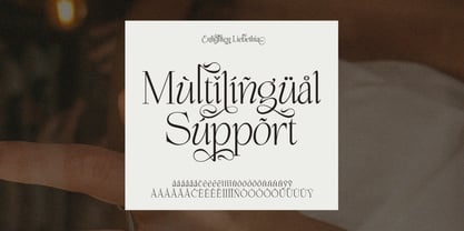 Enlighten Liebethia Pro Font Poster 10