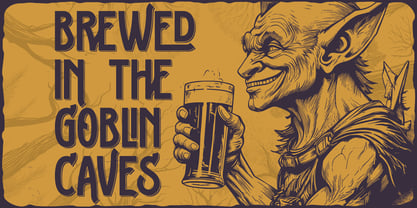 Goblin Brew Font Poster 4