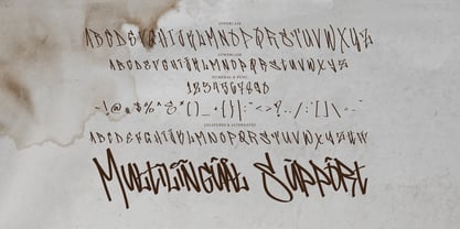 Standerik Graffiti Regular Font Poster 6